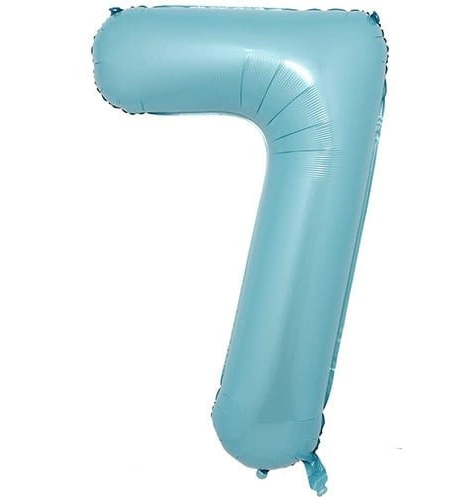 Folyo Balon Mavi 7 34 İnç 76 Cm